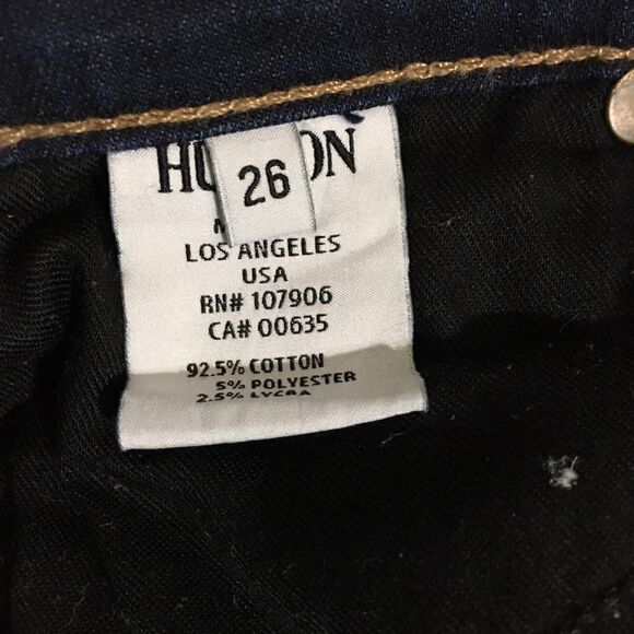 Hudson Dark Wash Skinny Jeans Size 26 - Picture 6 of 7